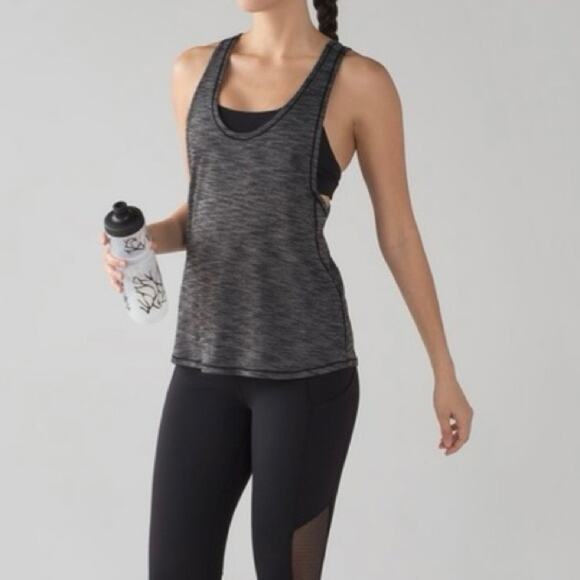 lululemon athletica Tops - Lululemon Glide & Stride Racerback Tank Top No Bra